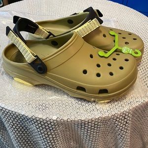 Men’s all terrain Crocs.